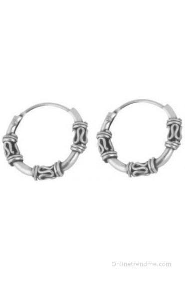 Silverwala Shinny Ring Silver Hoop Earring